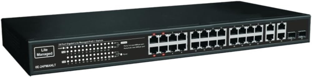 UltraTech-0E-24PMANLT-28-Port-Gigabit-Lite-Managed-PoE-Switch-24-PoE-Ports-137400133541