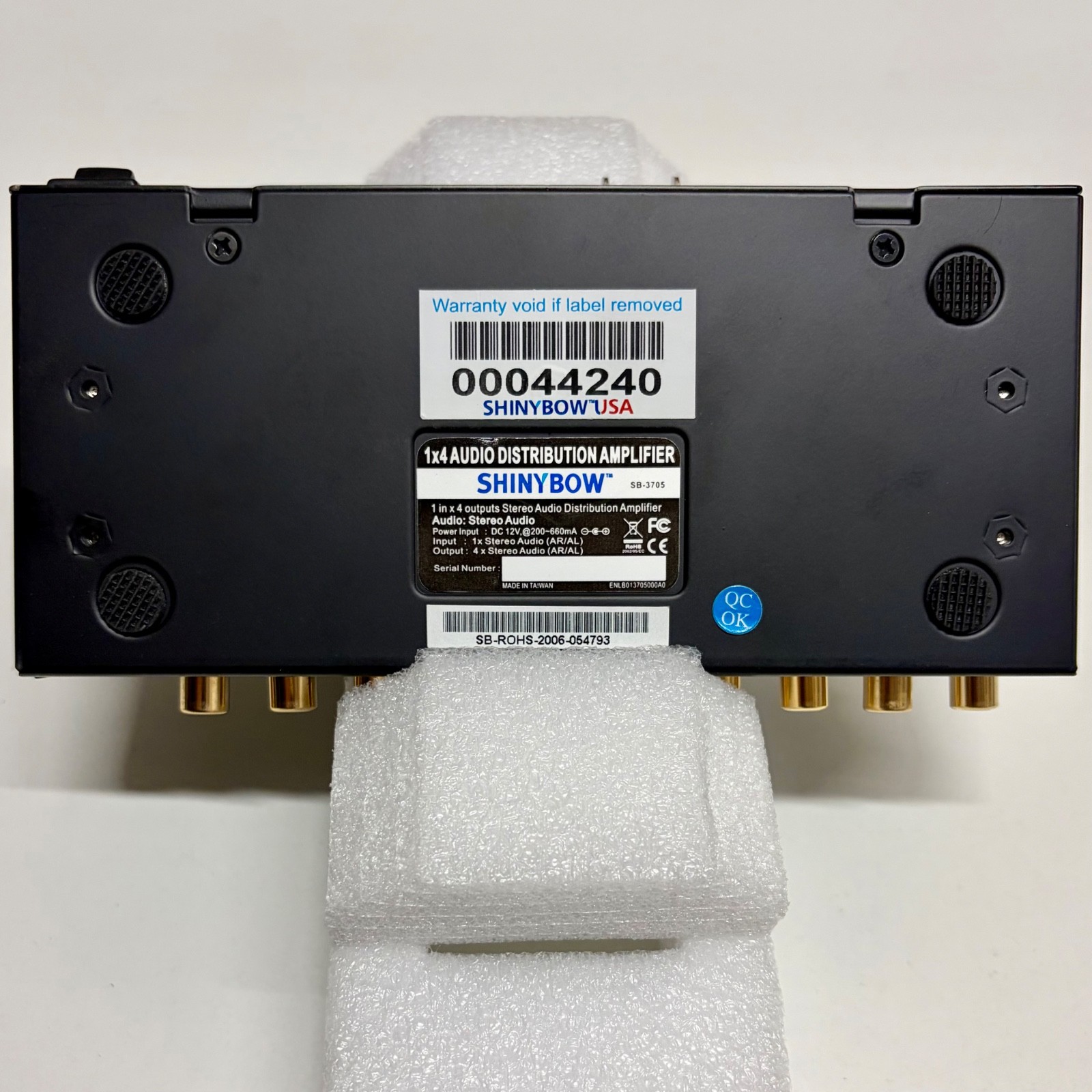Shinybow-1x4-Stereo-Audio-Distribution-Amplifier-SB-3705-137350903092-3