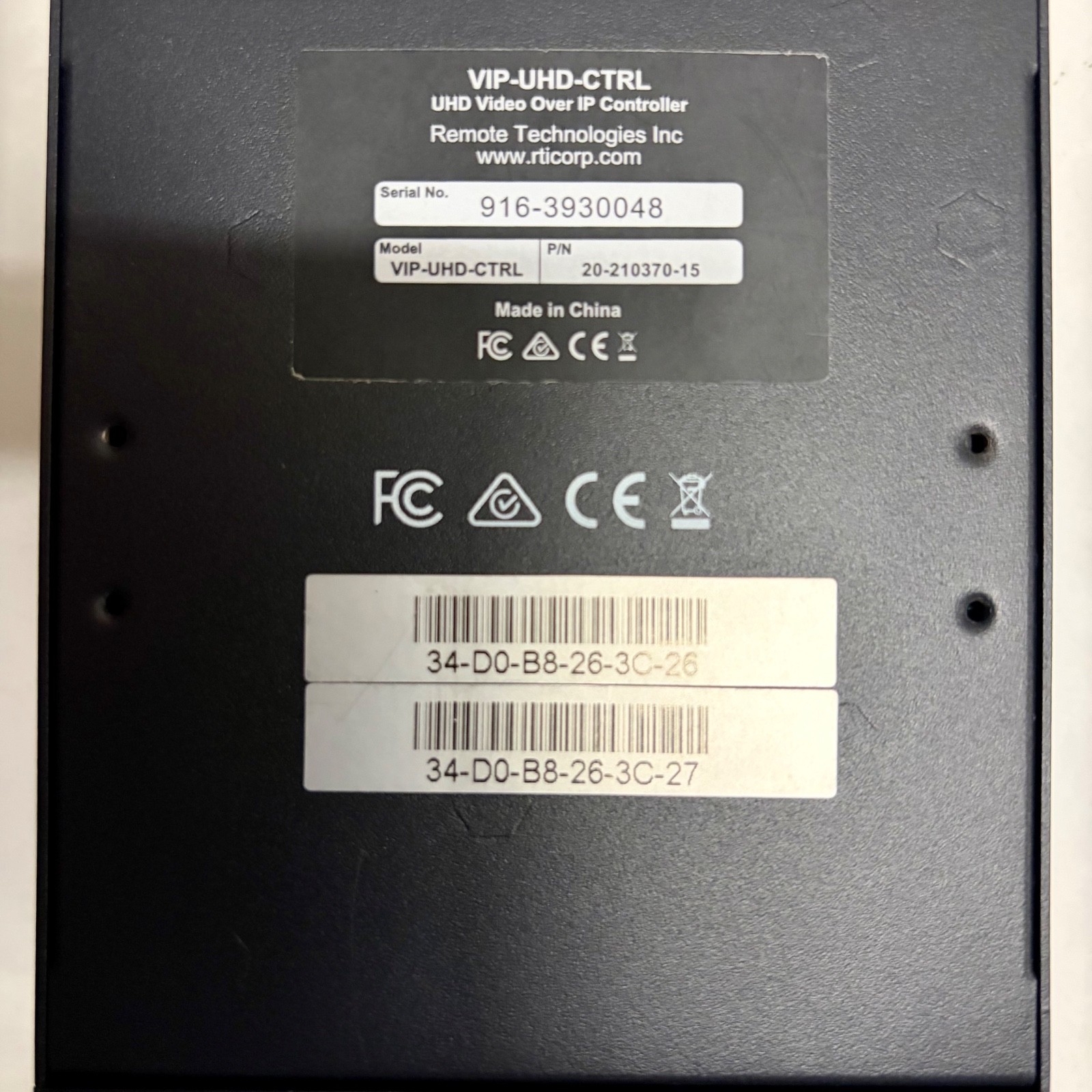 RTI-VIP-UHD-CTRL-VIDEO-OVER-IP-CONTROL-MODULE-20-210370-15-137351267873-4