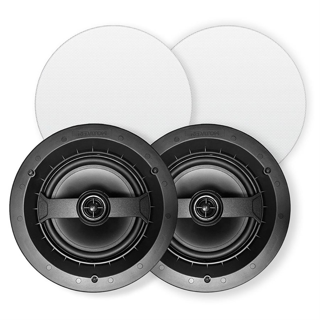 RED-ATOM-REDIC6-65-ROUND-2-WAY-IN-CEILING-SPEAKERS-PAIR-137467768224