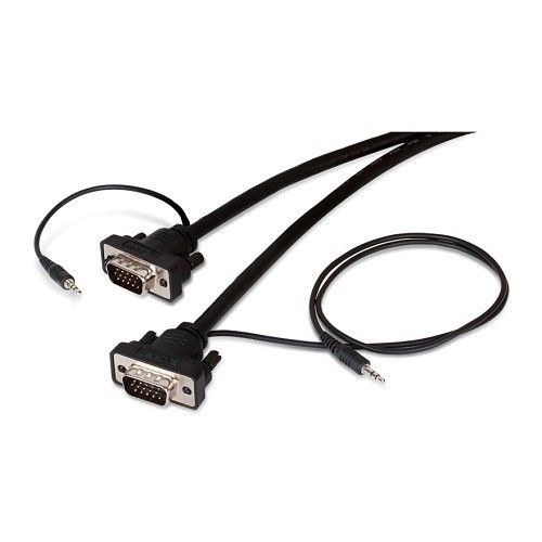 Binary-50ft-B4-Series-Male-to-Male-VGA-Cable-with-35mm-Stereo-Plug-137433154057