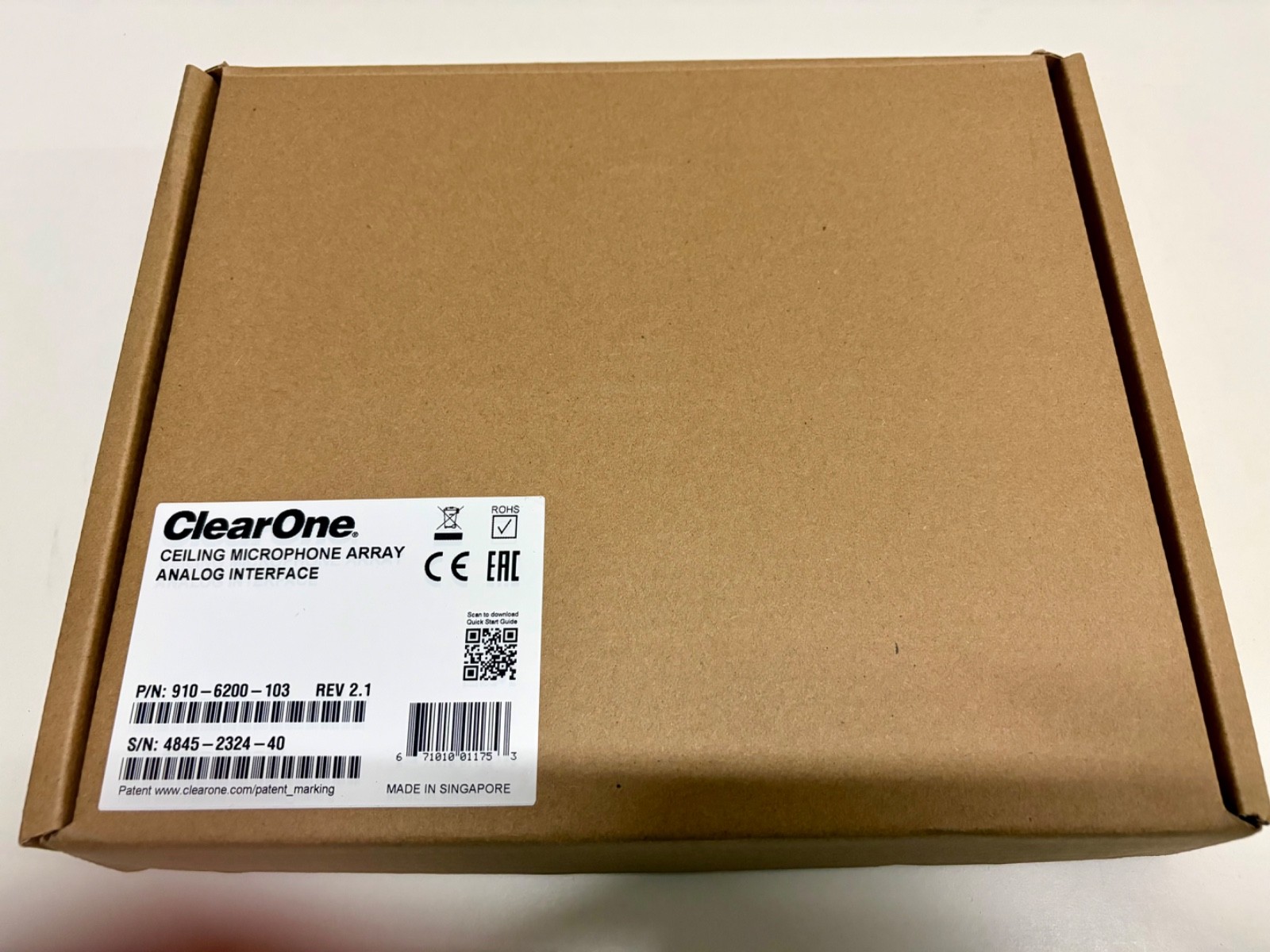 CLEARONE-CEILING-MIC-ARRAY-ANALOG-X-INTERFACE-BOX-Open-Box-137353948787-5